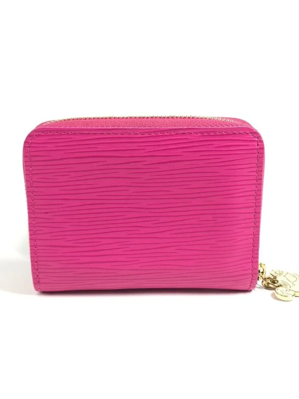 Louis Vuitton Coin Case LV TM Zippy Purse Epi Leather Pink